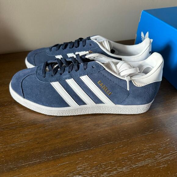 Adidas Shoes - Adidas Unisex Navy Blue Gazelle Suede Sneakers- Size M6.5/W7.5 (Fits Like 8.5)